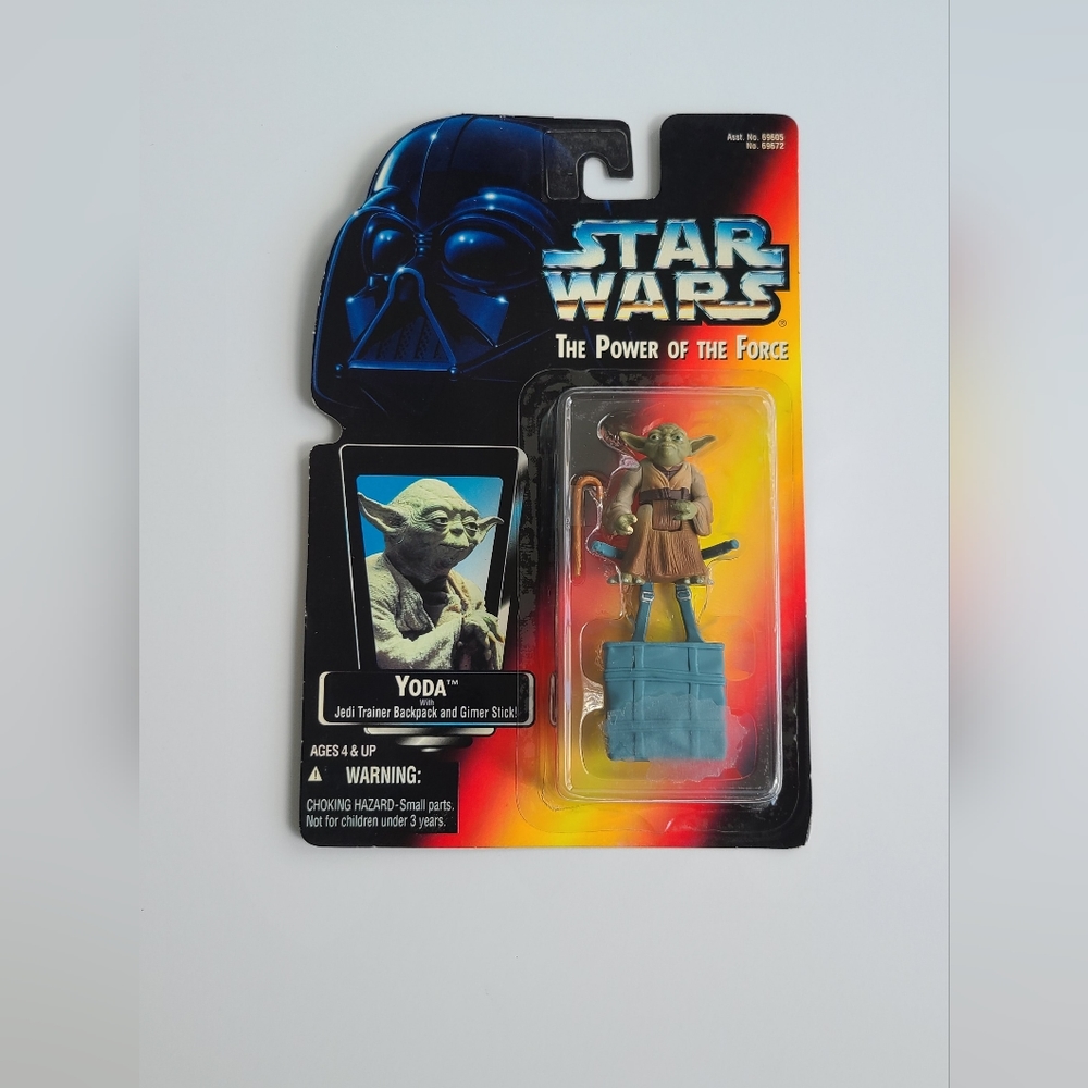 Star Wars Power of The‎ Force Yoda Jedi Trainer Backpack Action Figure